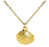 Necklace 18k gold plated steel