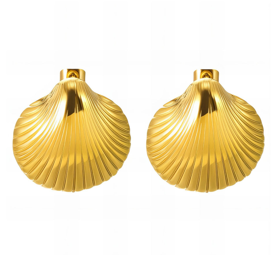 EARRING 18K GOLD PLATED STEEL
