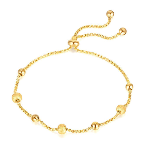 Bracelets, 18k Gold plated steel